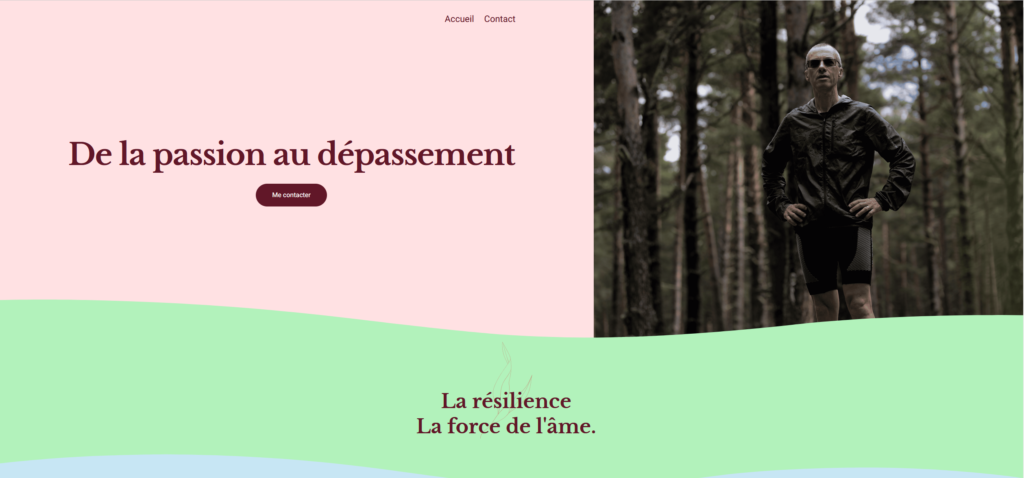 Conception de site internet pour auteur, écrivain et sportif professionnel