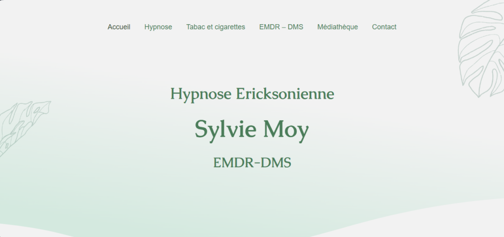 Création de site vitrine pour hypnothérapeute et praticien bien-être